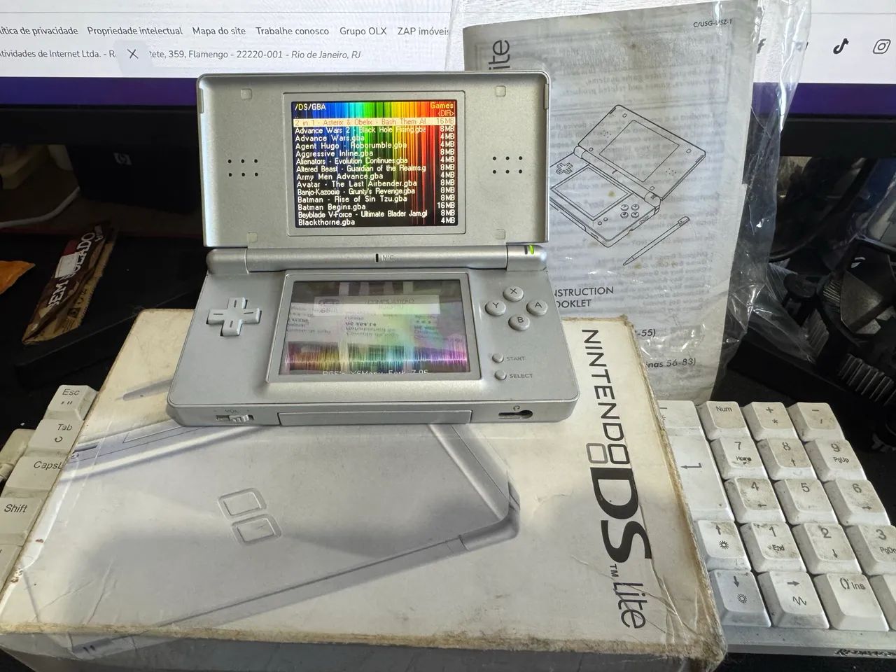Nintendo DS Lite Desbloqueado na Caixa - Foto 5
