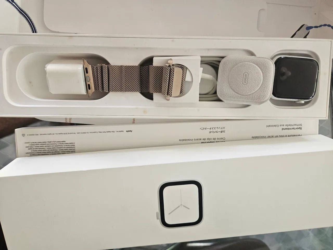 Apple watch série 4 44mm novinho, completo  - Foto 4