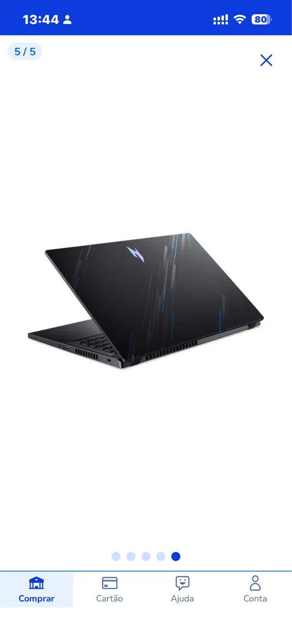 Vendo notebook gamer Acer Nitro 5  - Foto 4