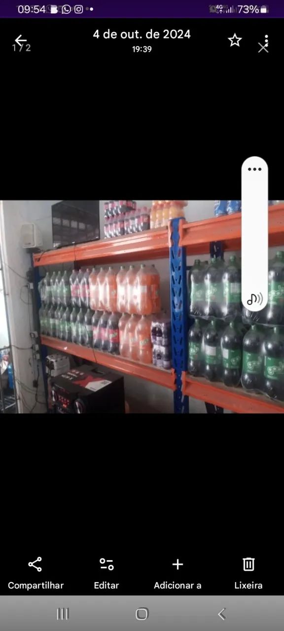 Prateleira reforçada 