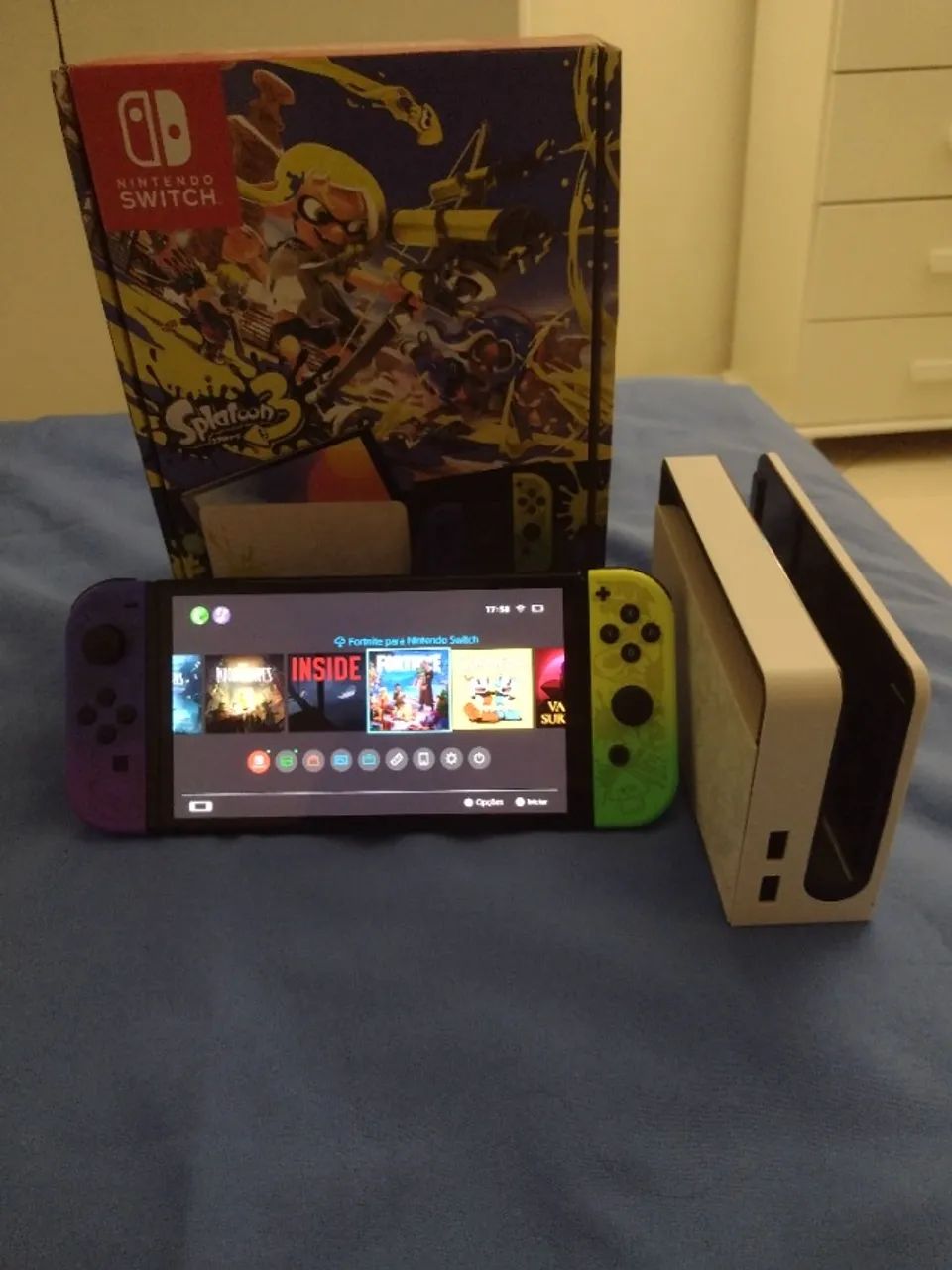 Nintendo Switch OLED edição Splatoon 3  - Foto 5
