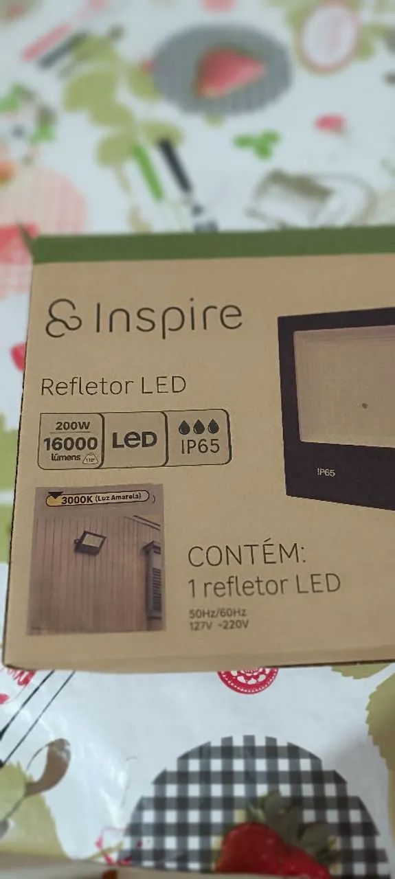 Refletor de led inspire 200w Luz amarela  - Foto 4