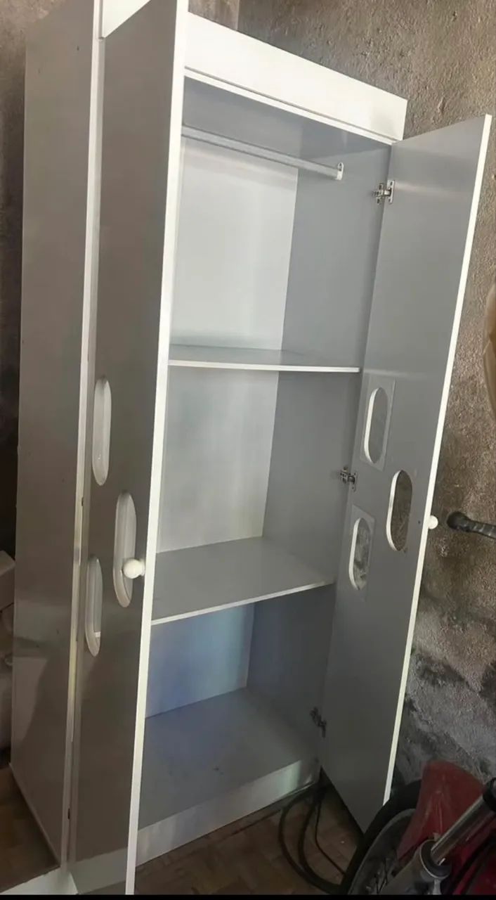 Guarda Roupa Infantil Branco - Foto 2