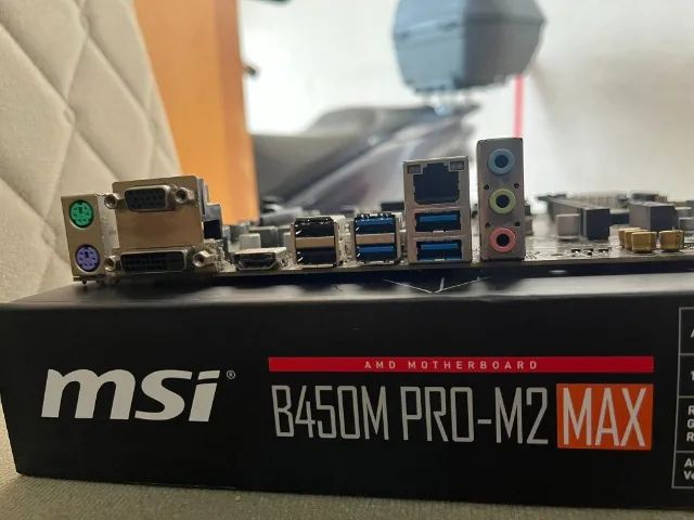 Placa-mãe MSI B450M PRO-M2 MAX AM4 (Leia a descrição) - Foto 3