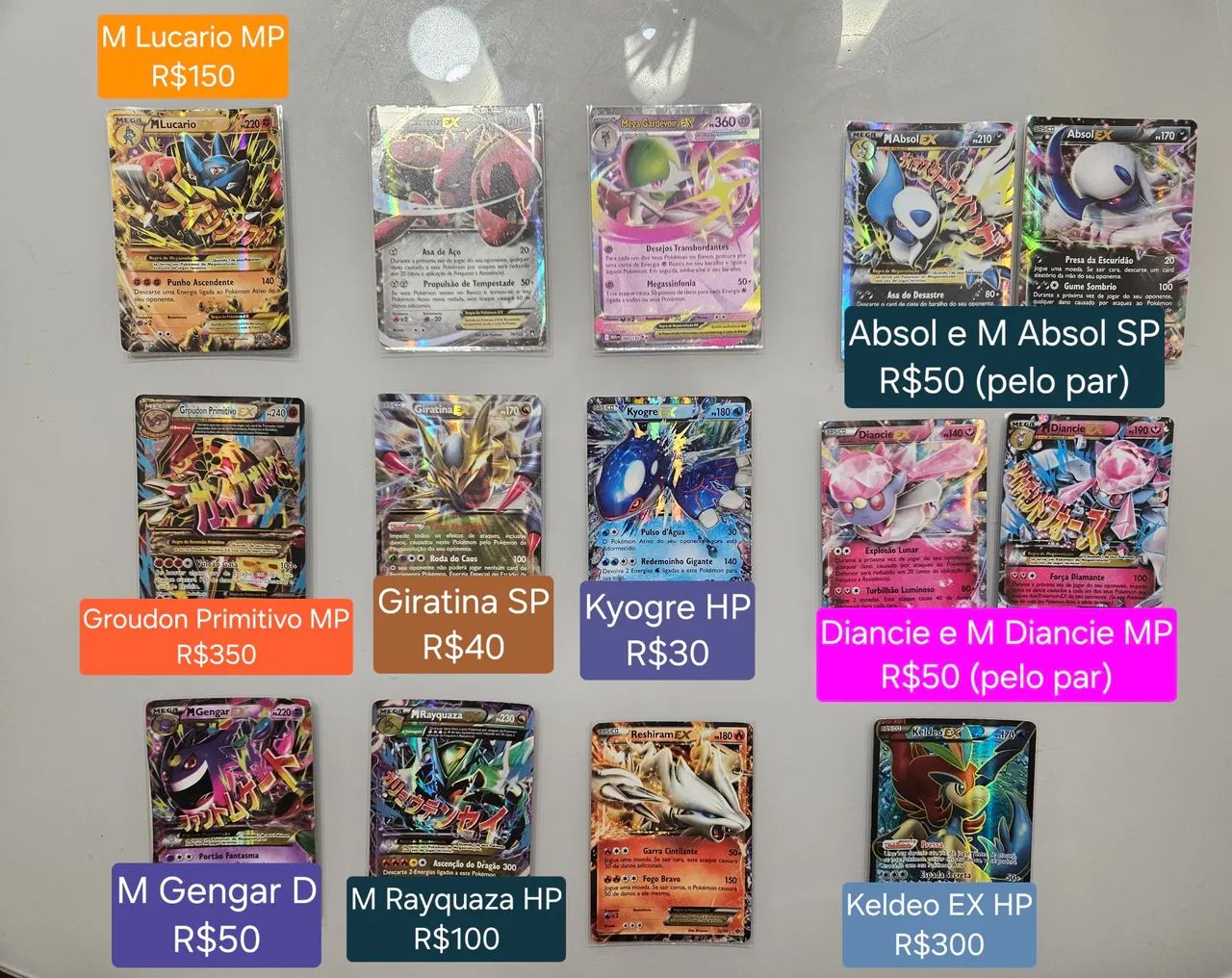 Cartas Pokémon 
