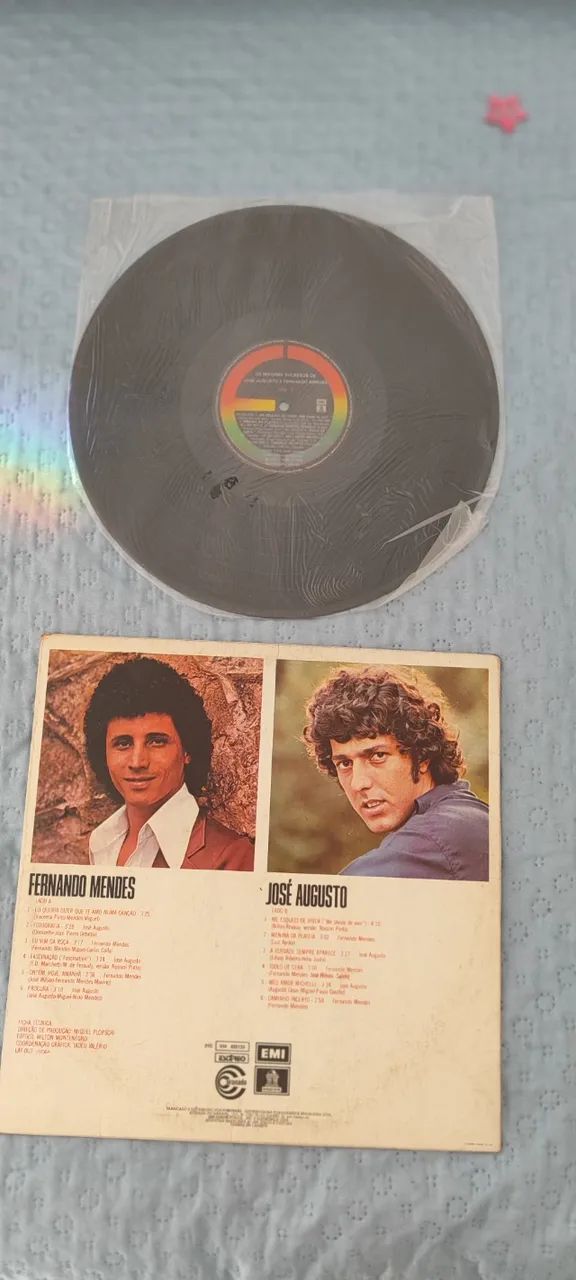 José Augusto e Fernando Mendes vinil lp  - Foto 2