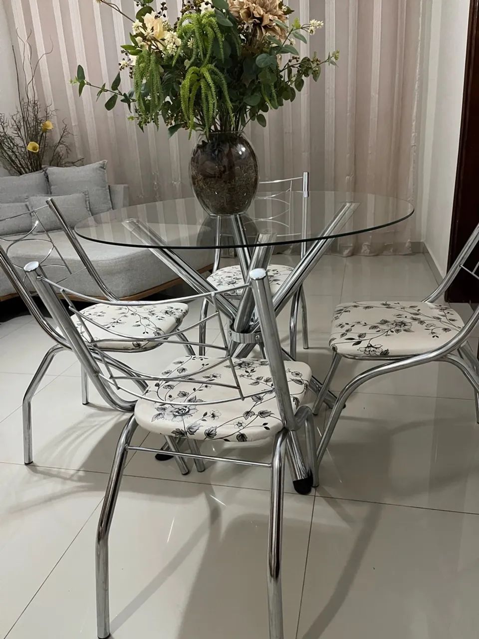 Mesa de jantar cromada  - Foto 4