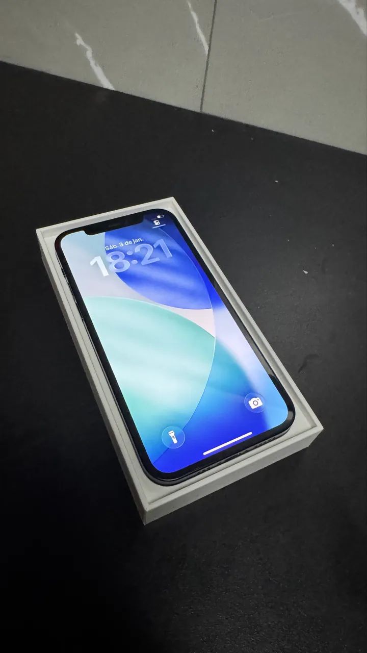 iPhone 12 / Preto / Com Caixa  - Foto 3