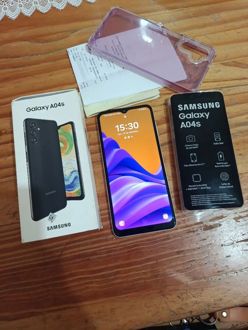 Galaxy A04s 64gb com nota fiscal 