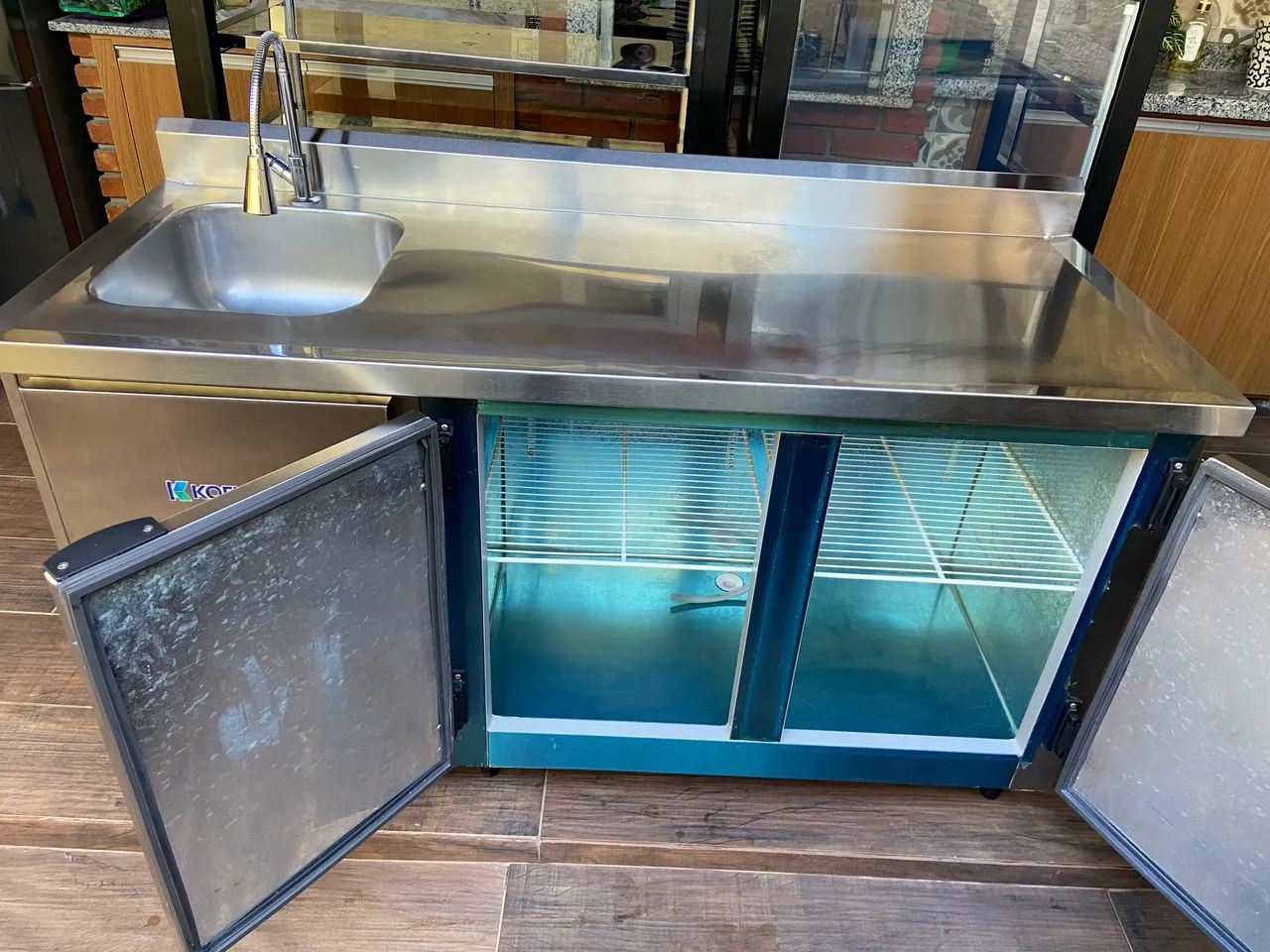 Refrigerador com pia inox  - Foto 2