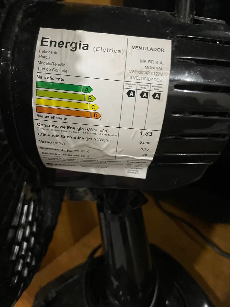 Ventilador Mondial - Perfeito estado  - Foto 2