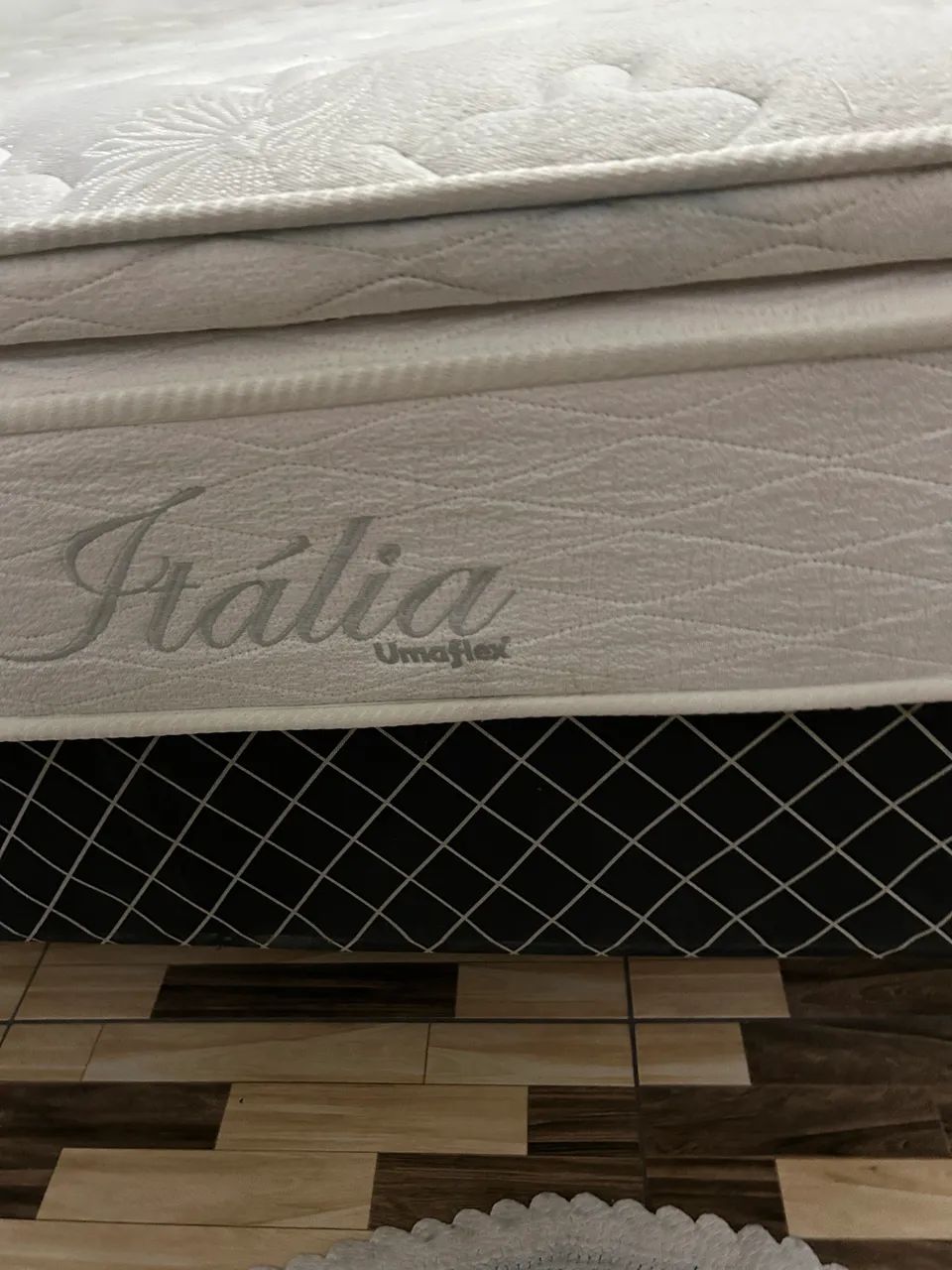 Cama box com colchão novo  - Foto 3
