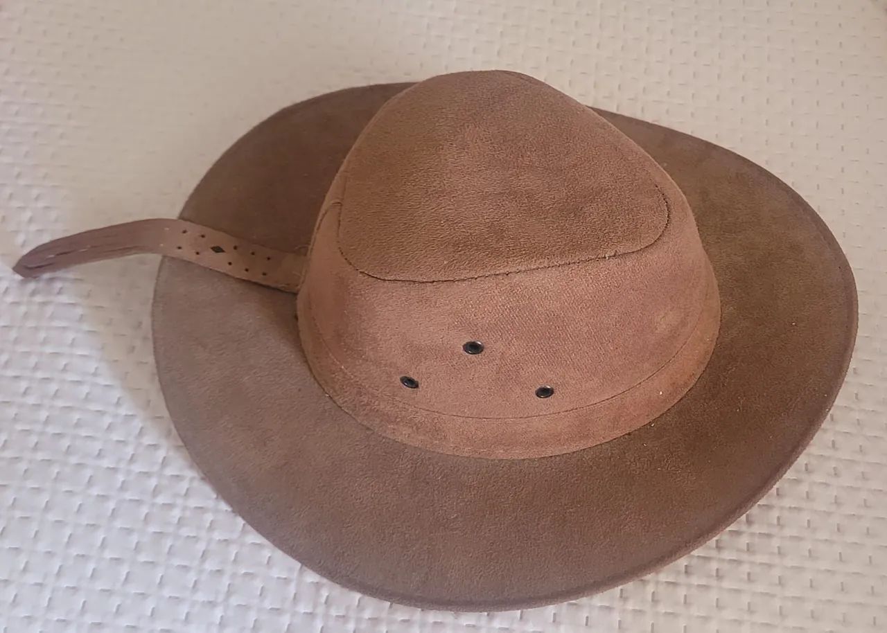 Chapéu de cowboy marrom - Foto 3