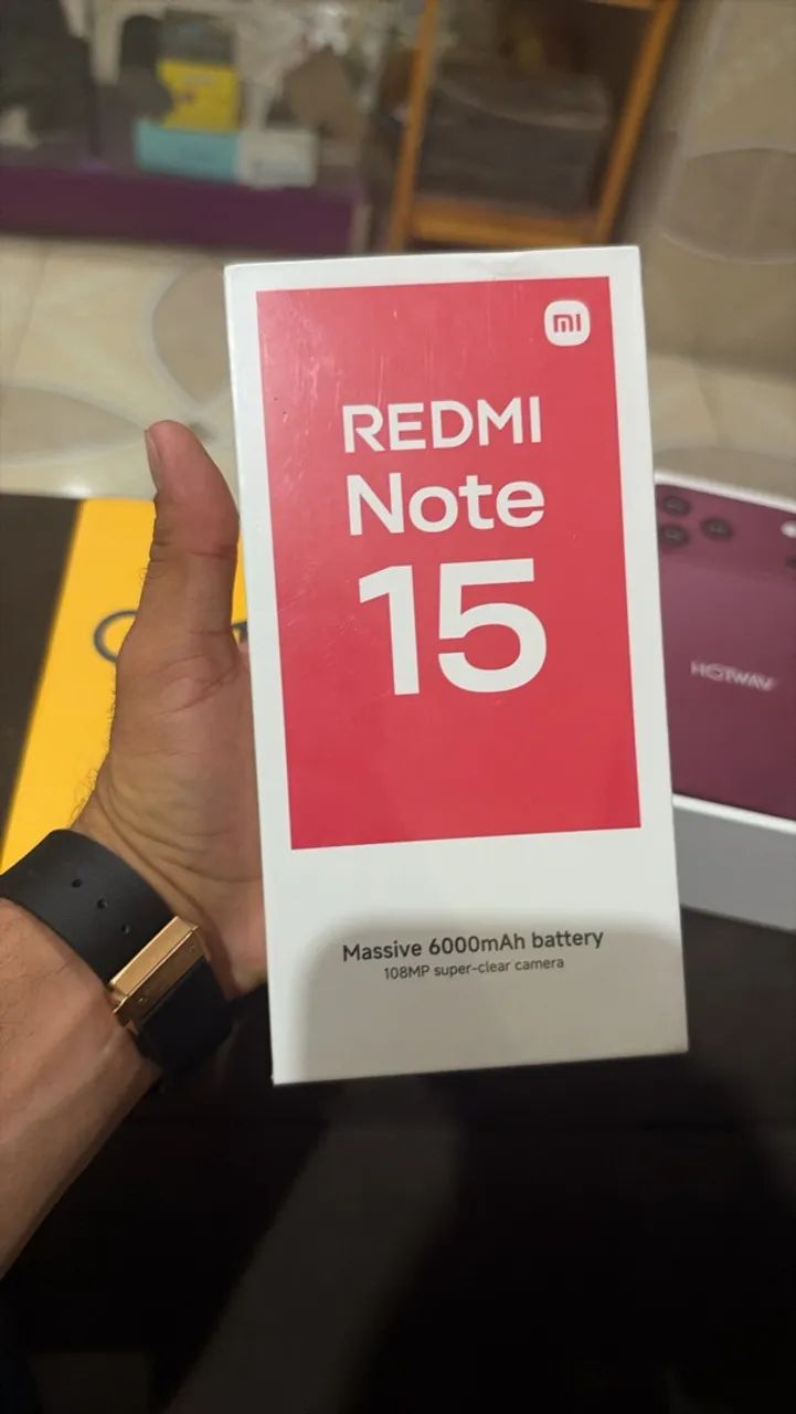 Redmi note 15 8 de ram 256 gigas de memória 
