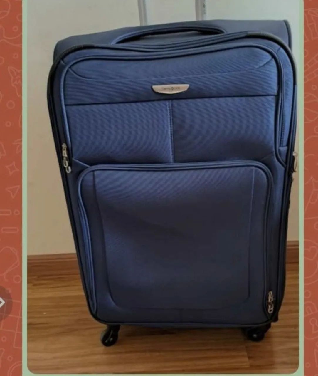 Mala marca Samsonite em excelente estado