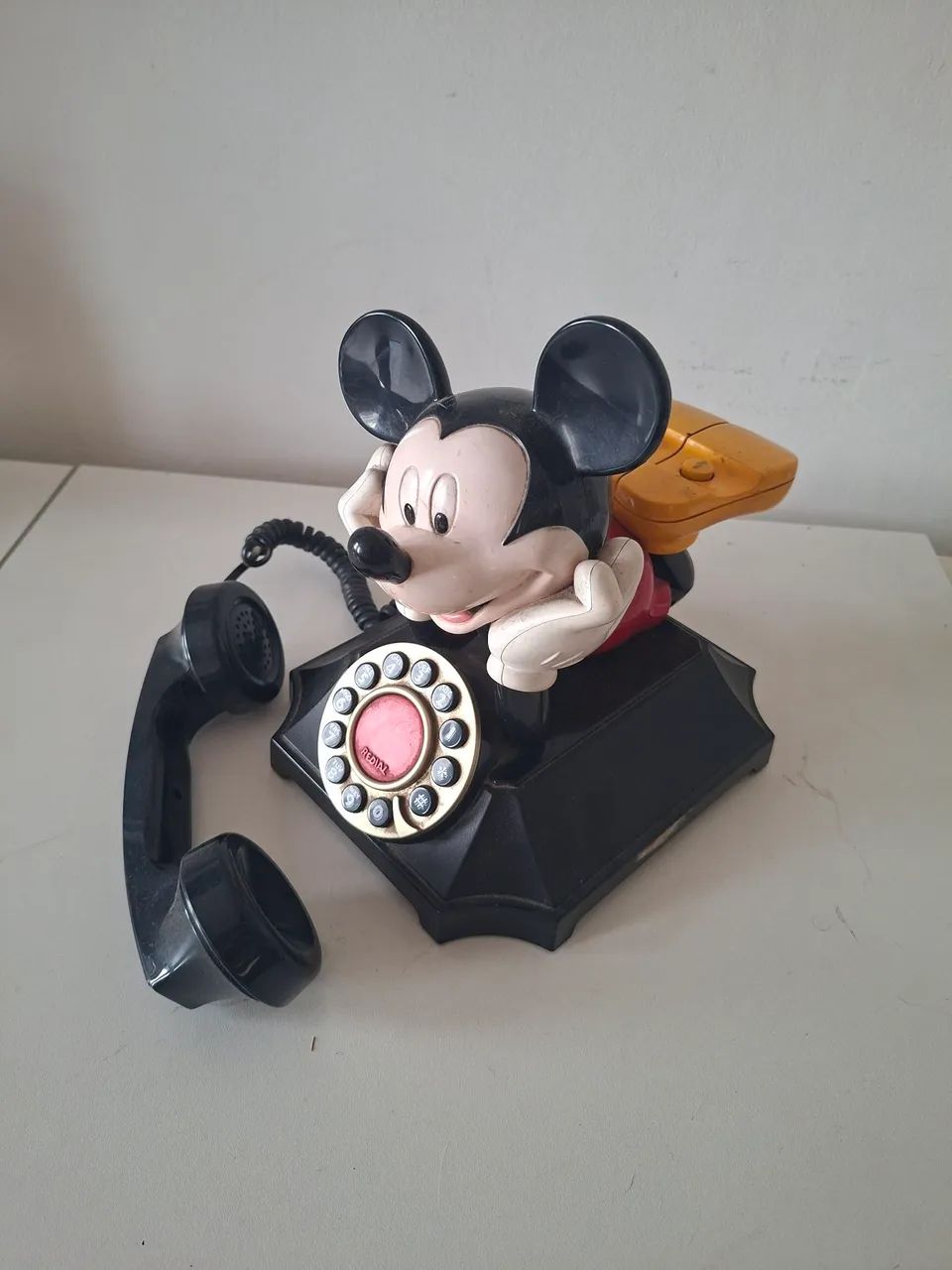 Telefone vintage MICKEY MOUSE funcionando