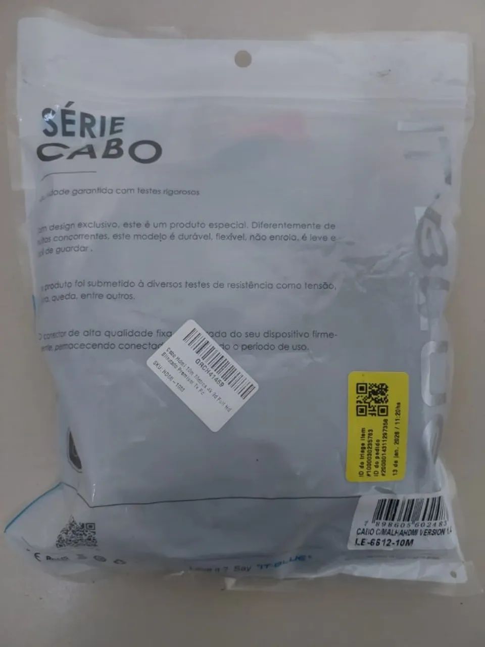Cabo HDMI 10 metros com malha de nylon IT-Blue - Foto 3