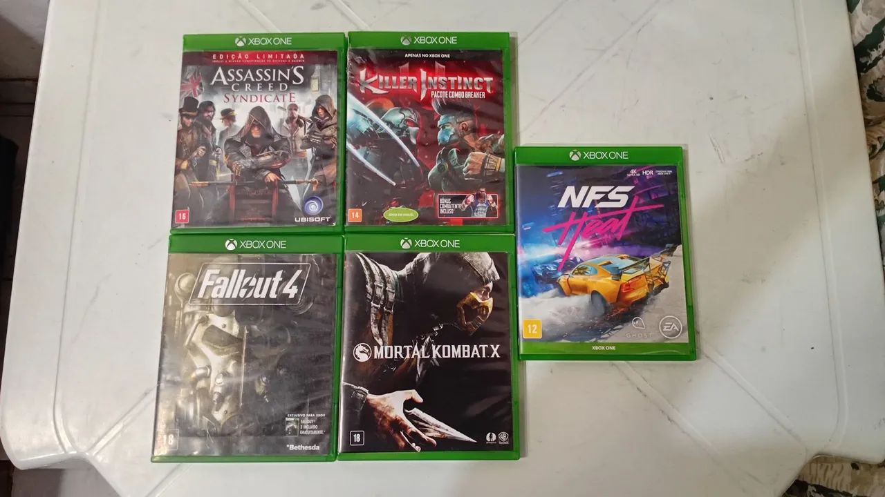 5 JOGOS ORIGINAIS XBOX ONE | MÍDIA FÍSICA | LOTE R$250