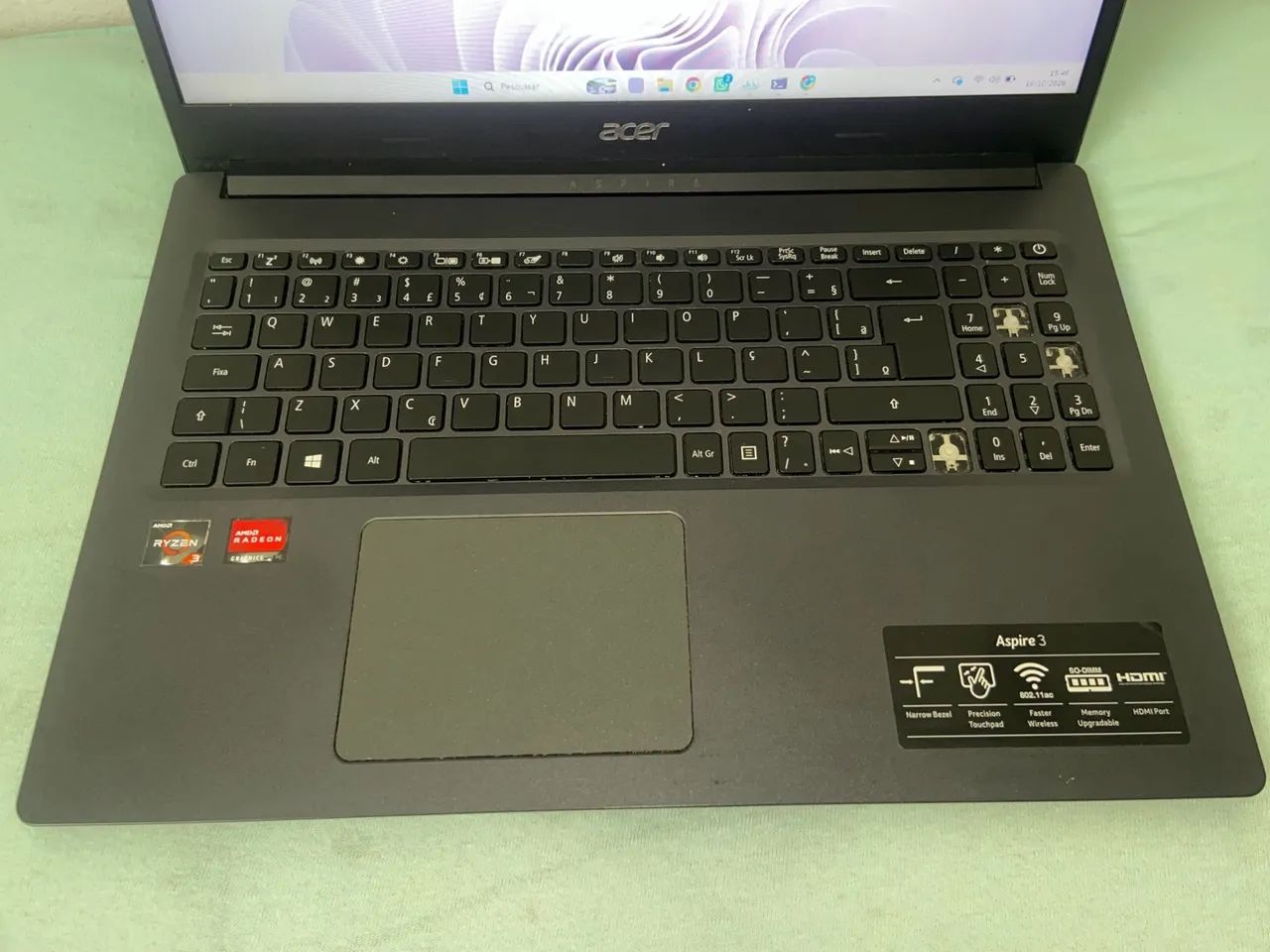 Notebook Acer Aspire 3 Ryzen 3 | 8 GB RAM - Foto 2