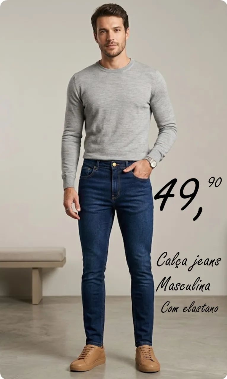 Vendo Calças jeans novas - Foto 2