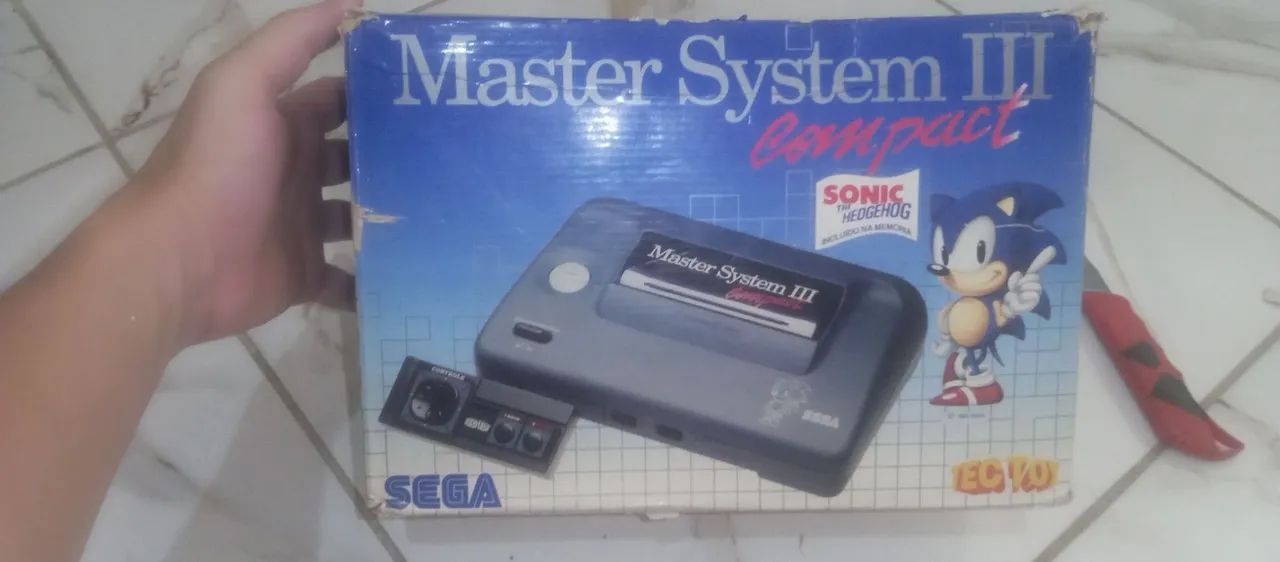 Master System 1, 3 e compact, completos, caixa, manuais, acessórios e n° série batendo.. - Foto 5