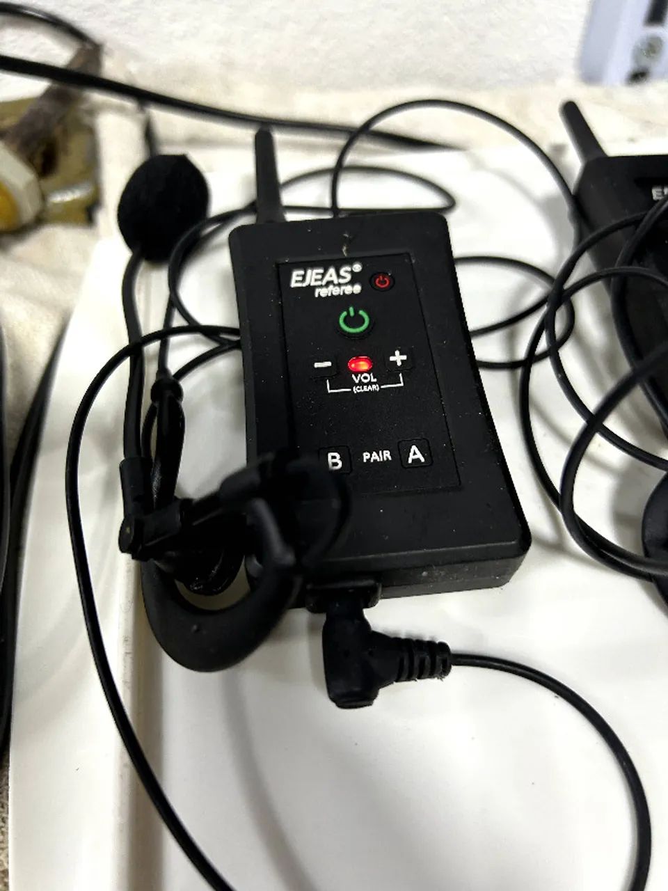 Intercomunicador Ejeas Referee Bluetooth - 3 rádios com earphones - Foto 4