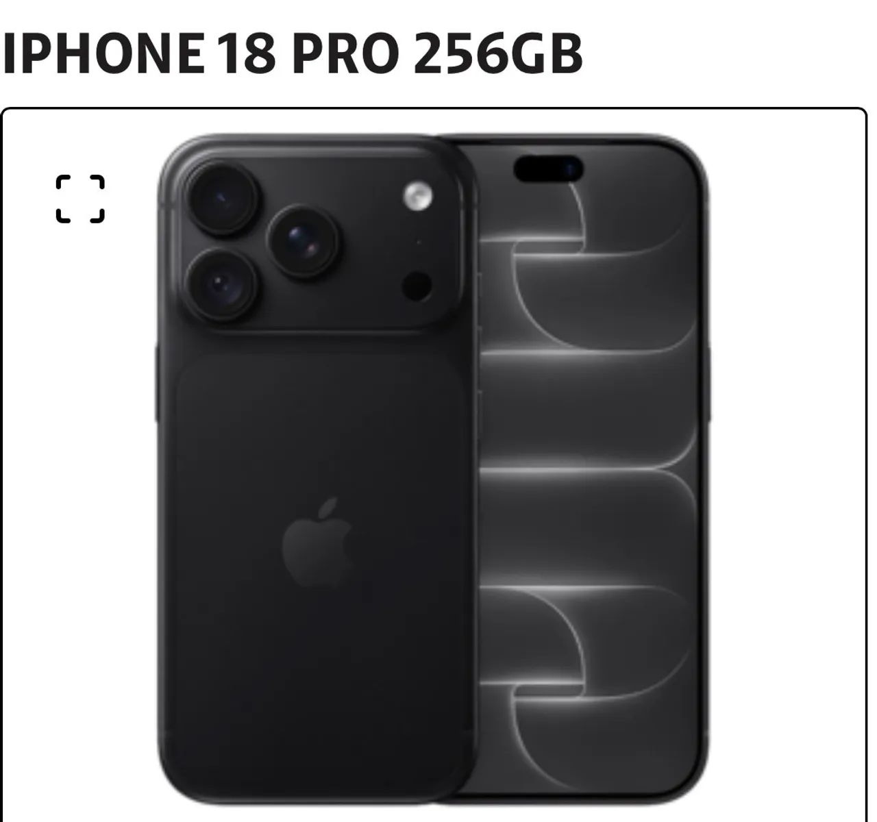 iPhone 18 pro 