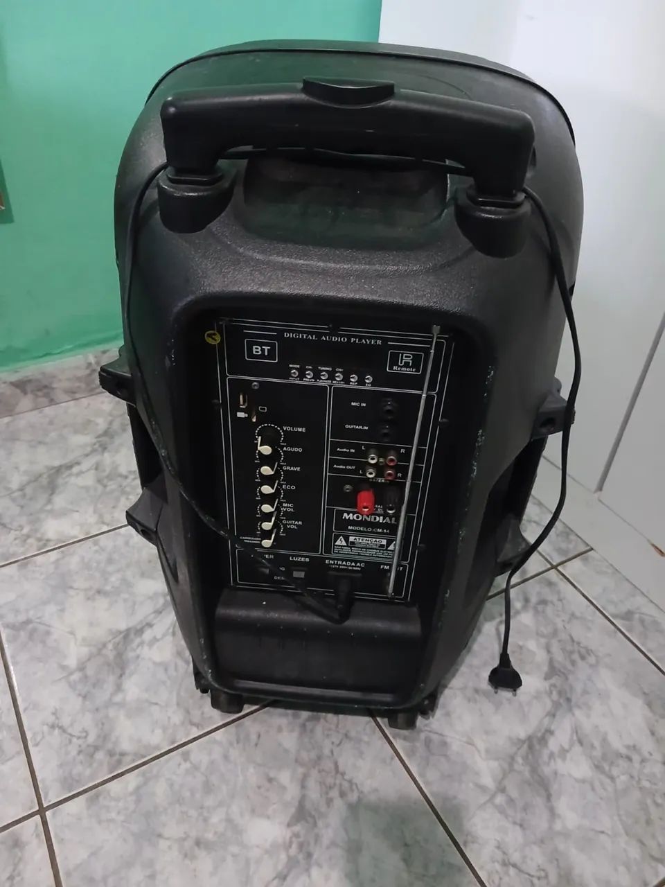 Caixa som mondial 500w