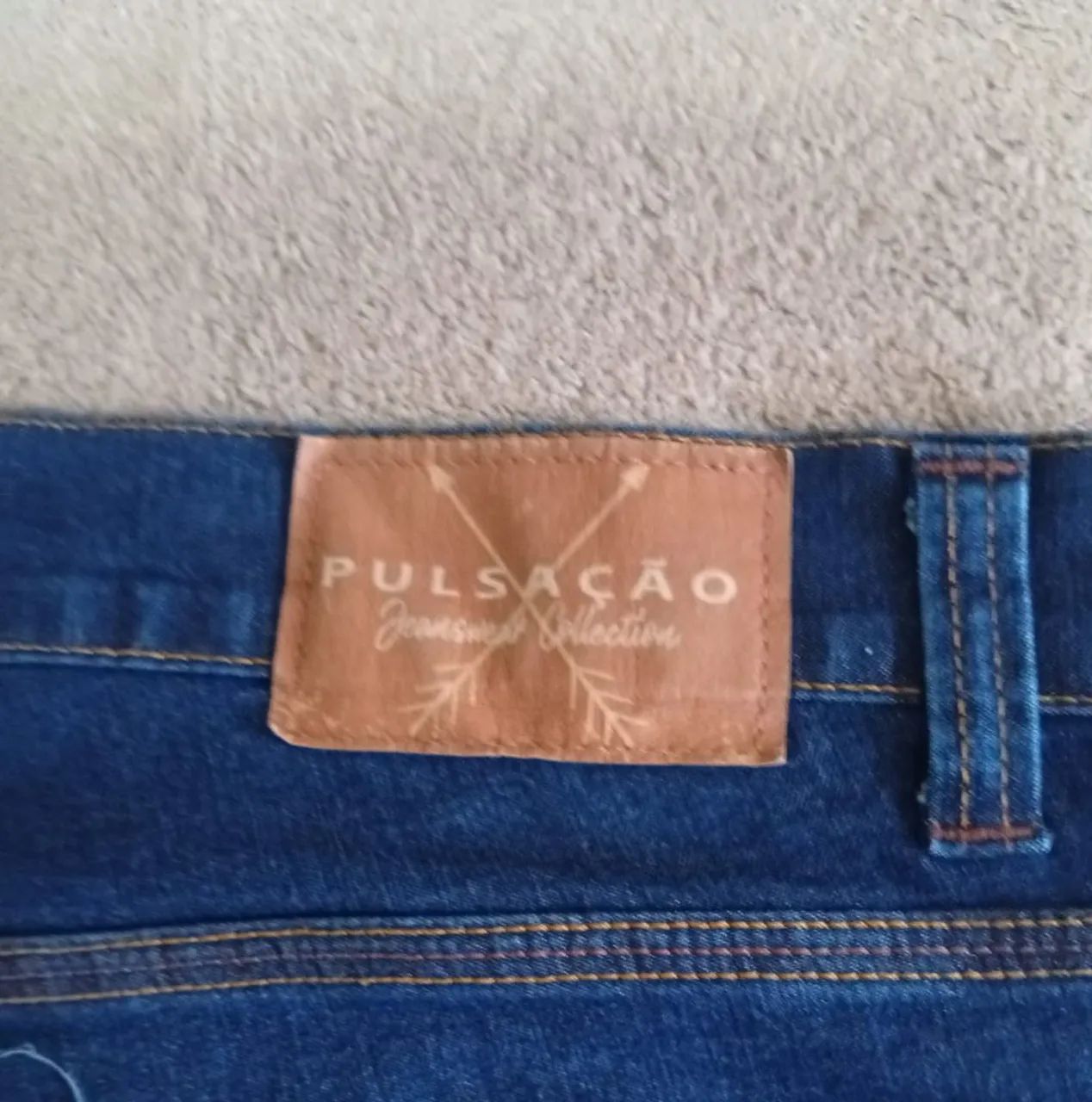 Calça jeans masculina plus size 52 - Foto 4