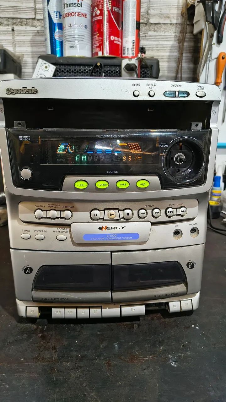 Gradiente E 600, funcionando P/ retirada de peças - Foto 3