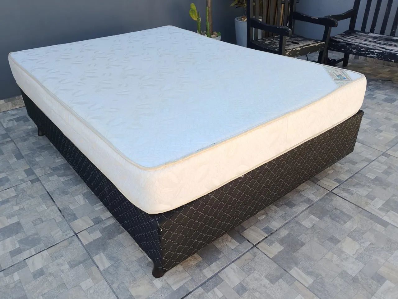 Cama box casal colchão ortopédico magnético  - Foto 5