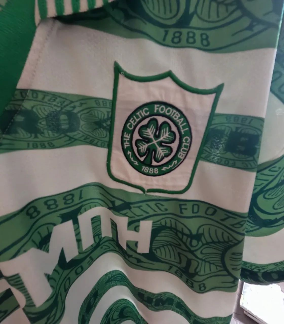 Camisa Original Celtic 95-97, Perfeito Estado Com CDG - Foto 3