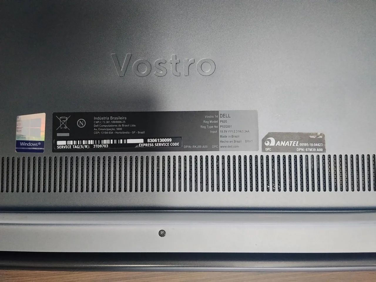 Notebook Dell vostro  - Foto 2