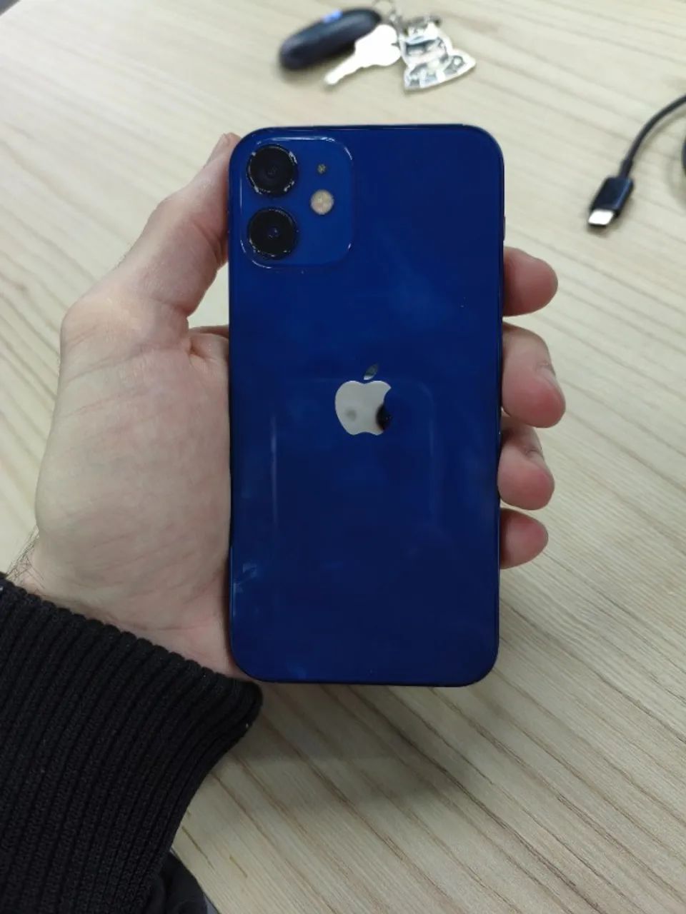 iPhone 12 Mini 64GB Azul | Bateria Nova | Tela e Câmeras Originais