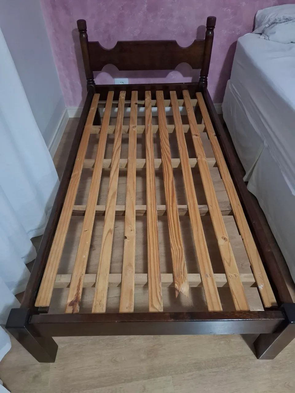 Cama e colchão de solteiro. - Foto 2