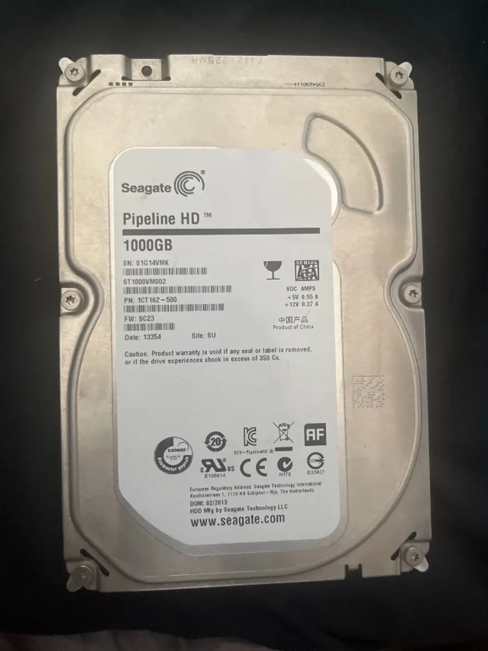 HD (Hard Disk Drive) mecânico