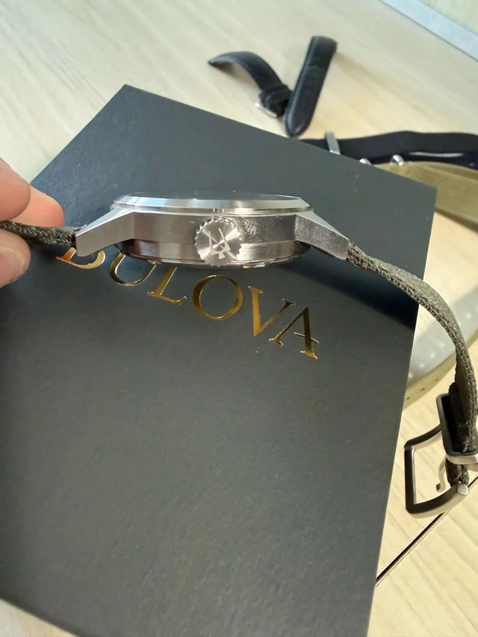 Bulova Relógio masculino Military Heritage Hack Veteran's - Foto 2
