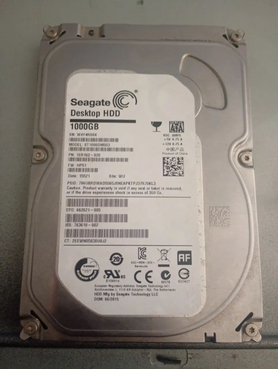 Seagate 1TB para PC Desktop