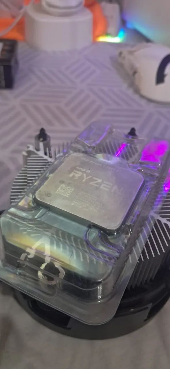 Kit AMD (Placa Mae A-320M + RYZEN5 3500X) Com cooler.
