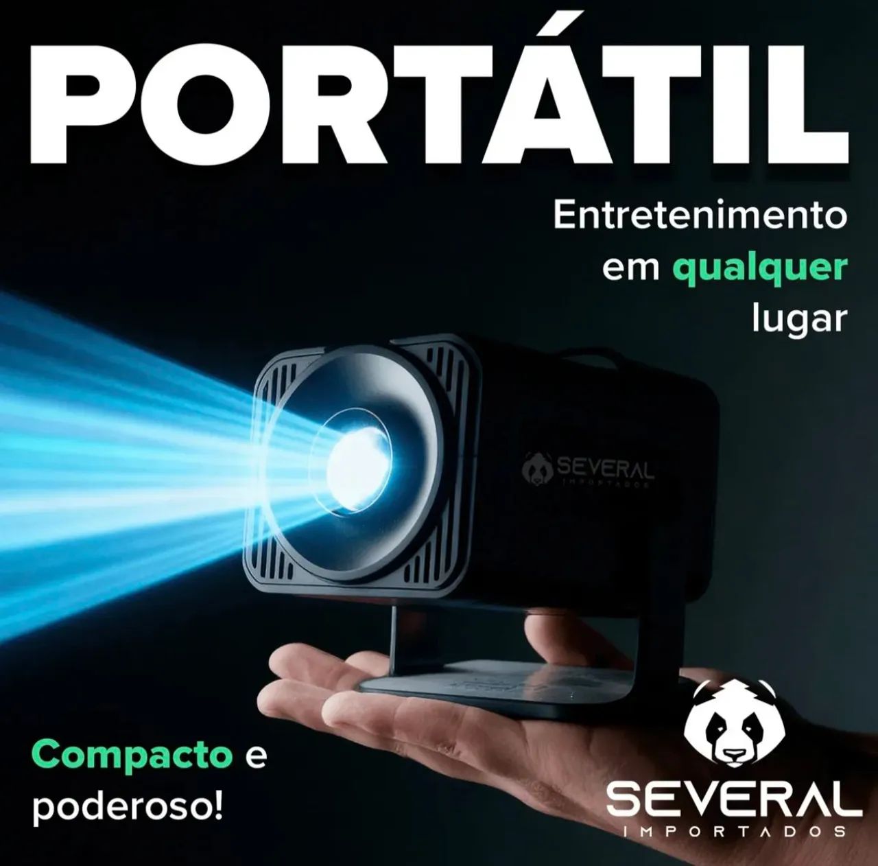 ? Projetor HY320 Android Smart - Cinema em Casa ? - Foto 4