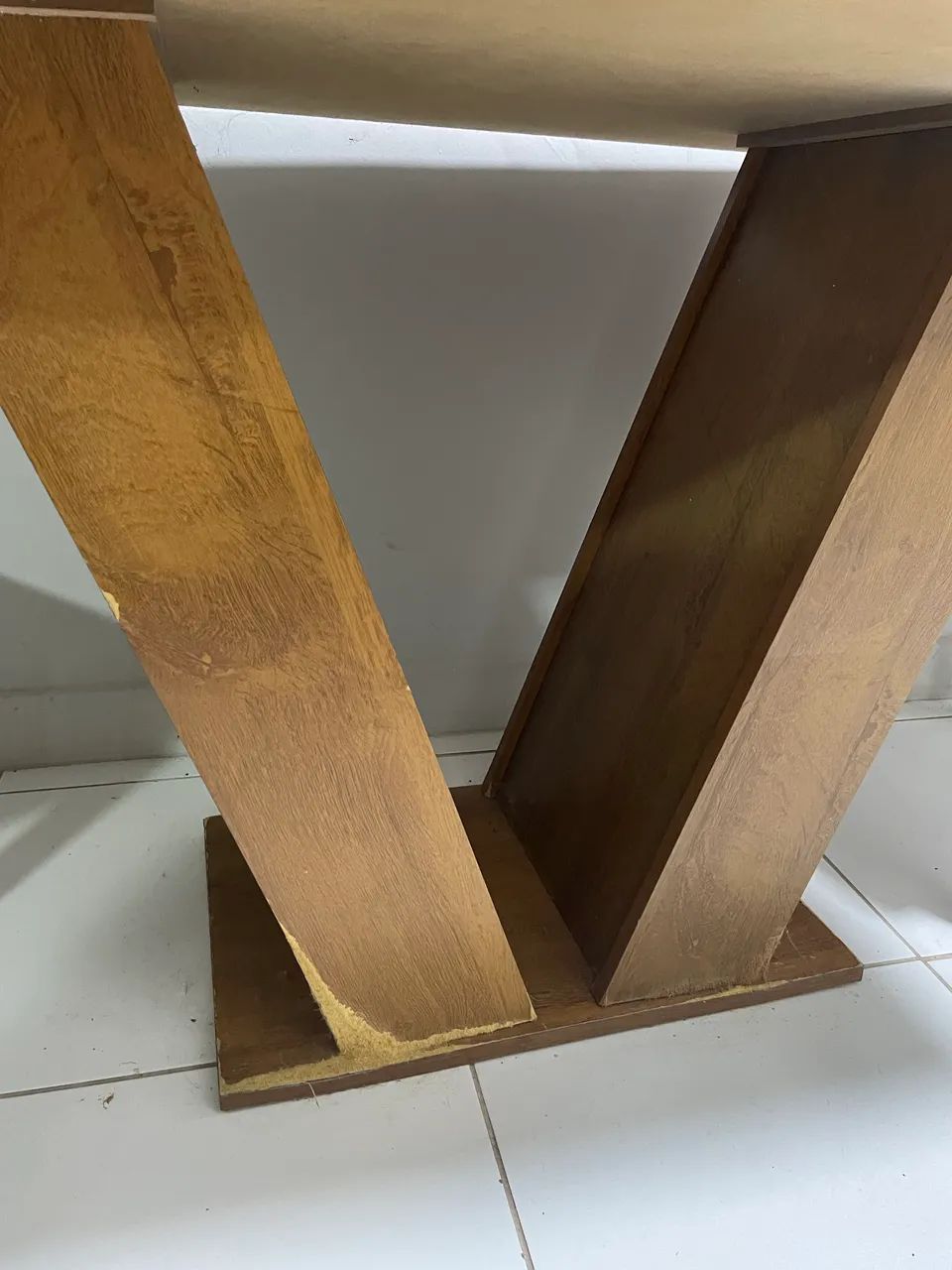 Mesa de jantar com tampo de vidro - Foto 4