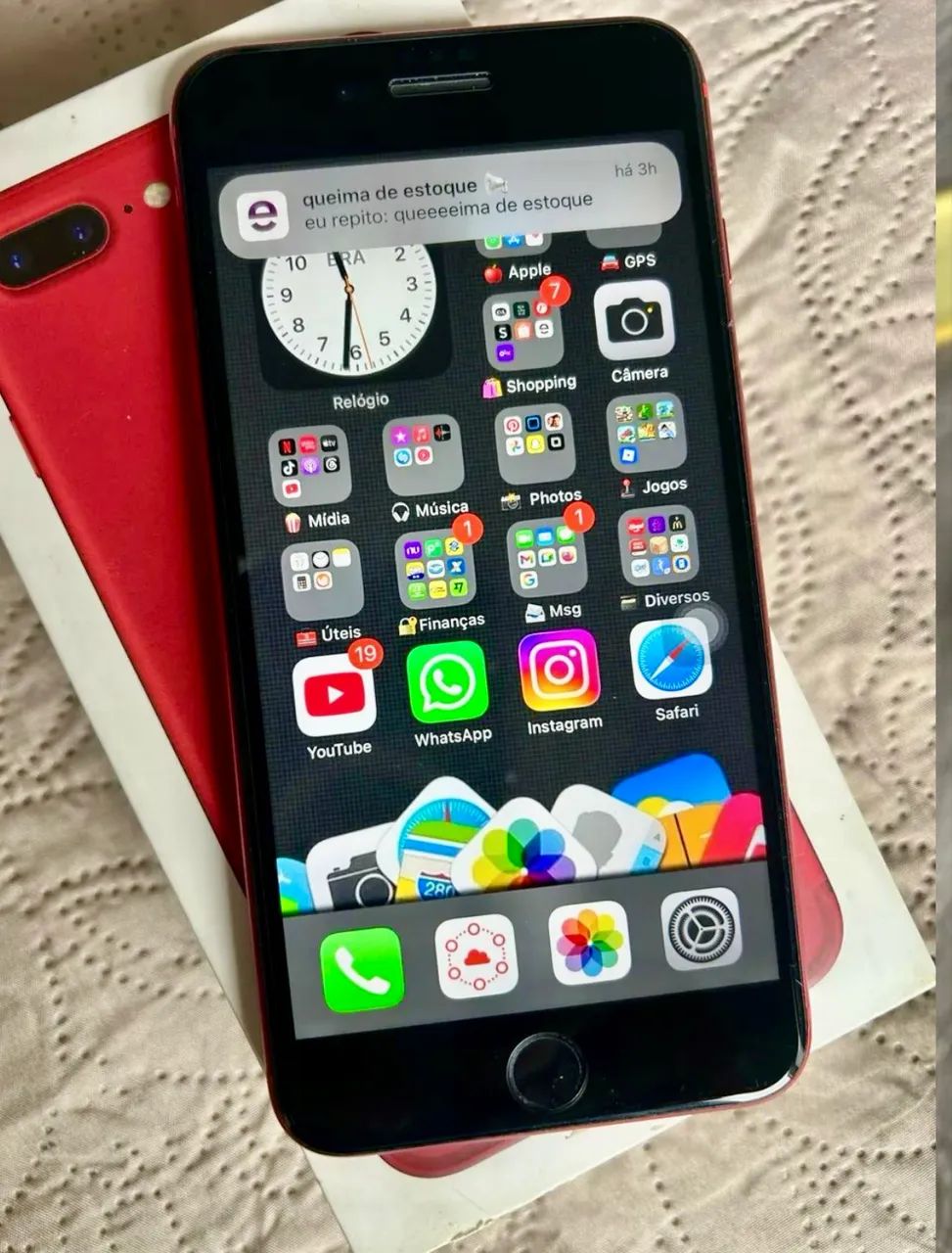 Iphone 8 Plus Red 256Gb (NÃO ACEITO OFERTAS) - Celulares e