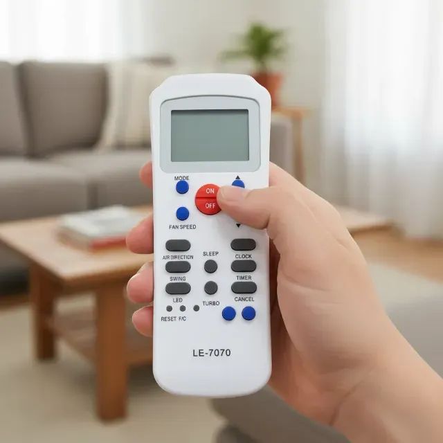 Controle Remoto Para Ar Condicionado Carrier Springer Le7070 - Foto 5