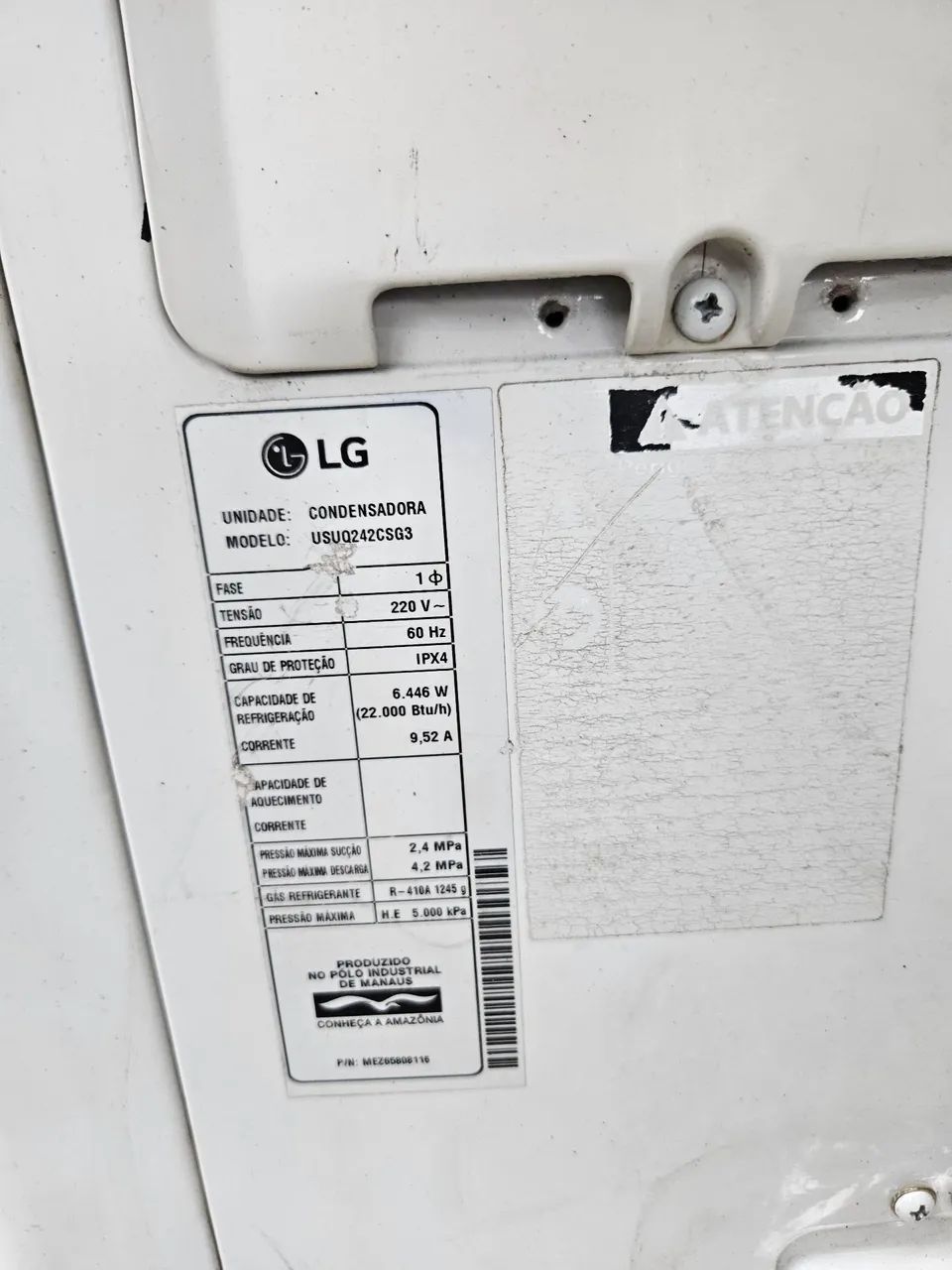 Split inverter LG 22btus só frio  - Foto 4