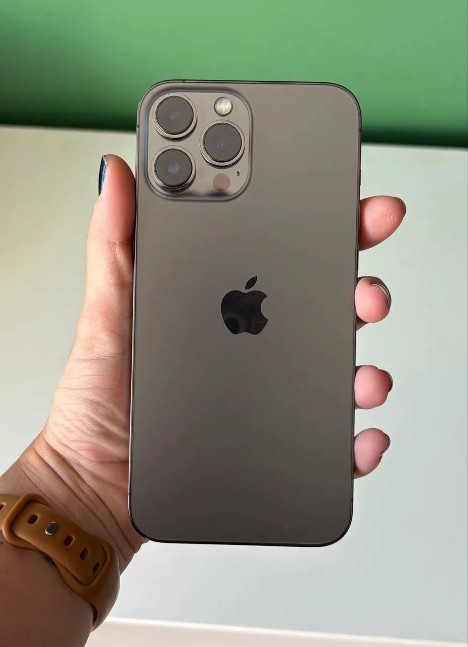 Iphone 13 pro max - 256 gb - Graphite - Bateria 100% - Garantia