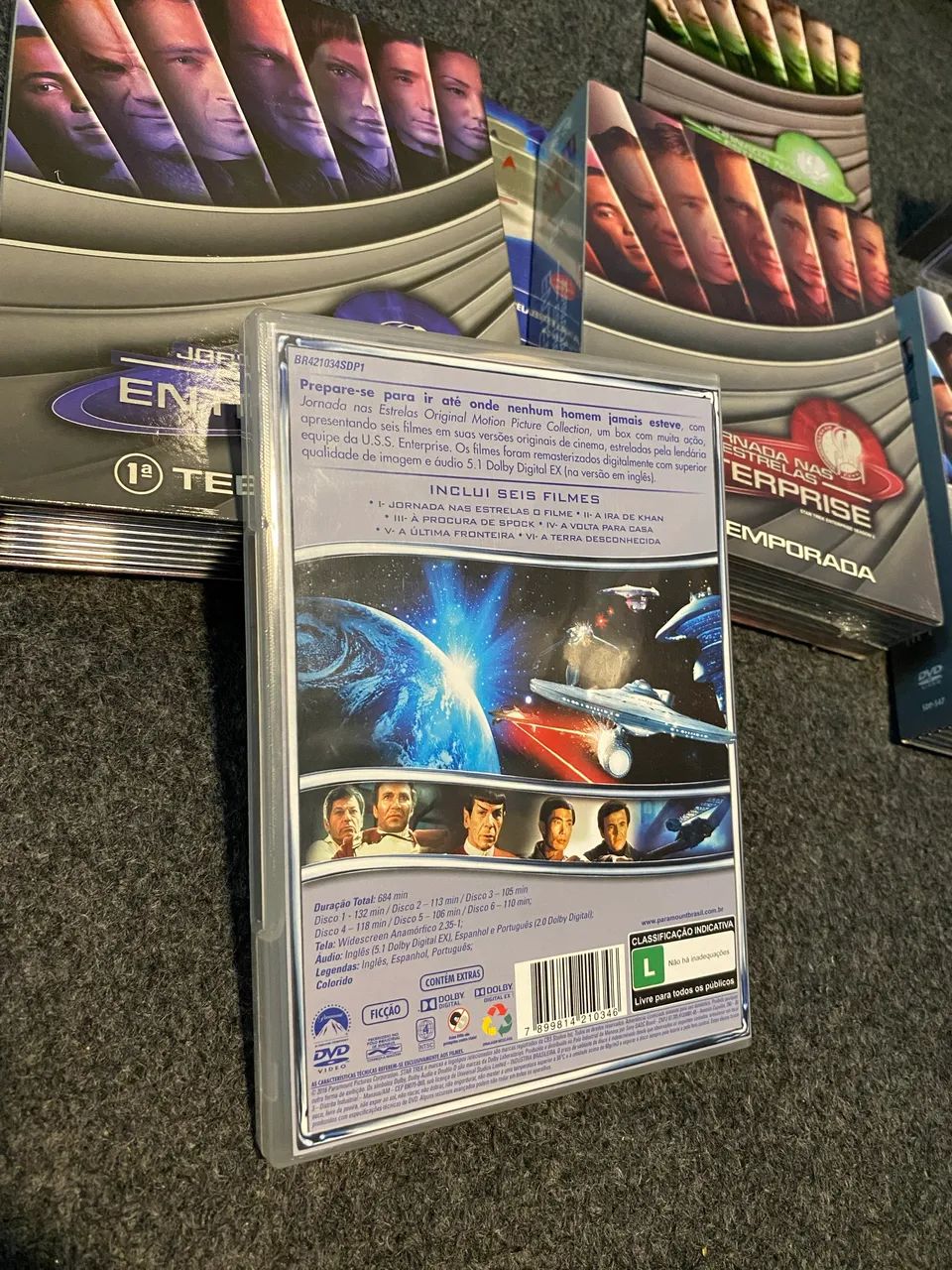Coleção JORNADA NAS ESTRELAS ENTERPRISE SÉRIE COMPLETA. - Foto 4