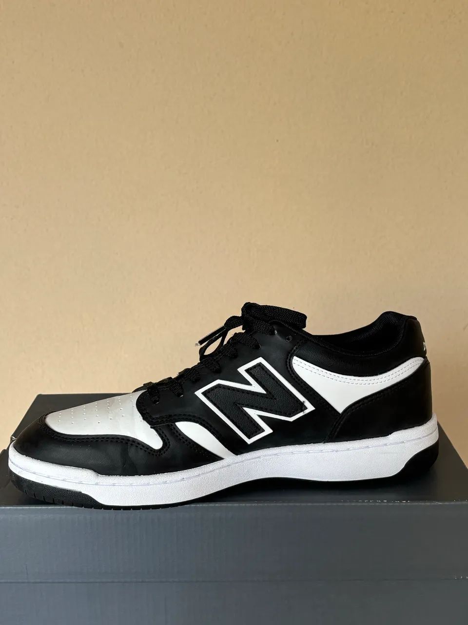 Tênis New Balance Low 480 Preto e Branco  - Foto 2