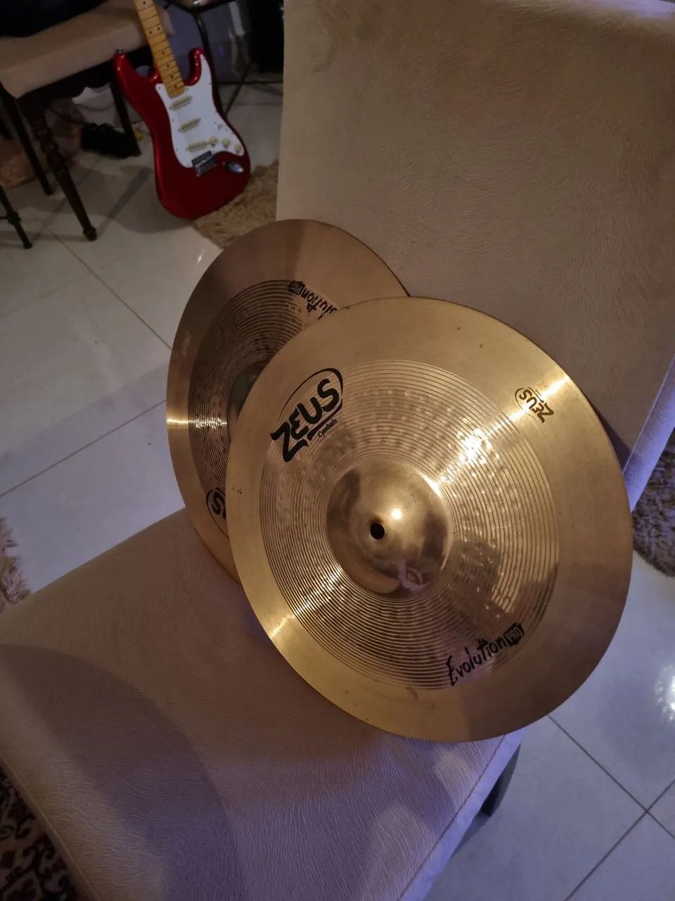 Hihat/chimbal 14  Zeus Evolution pro  - Foto 2