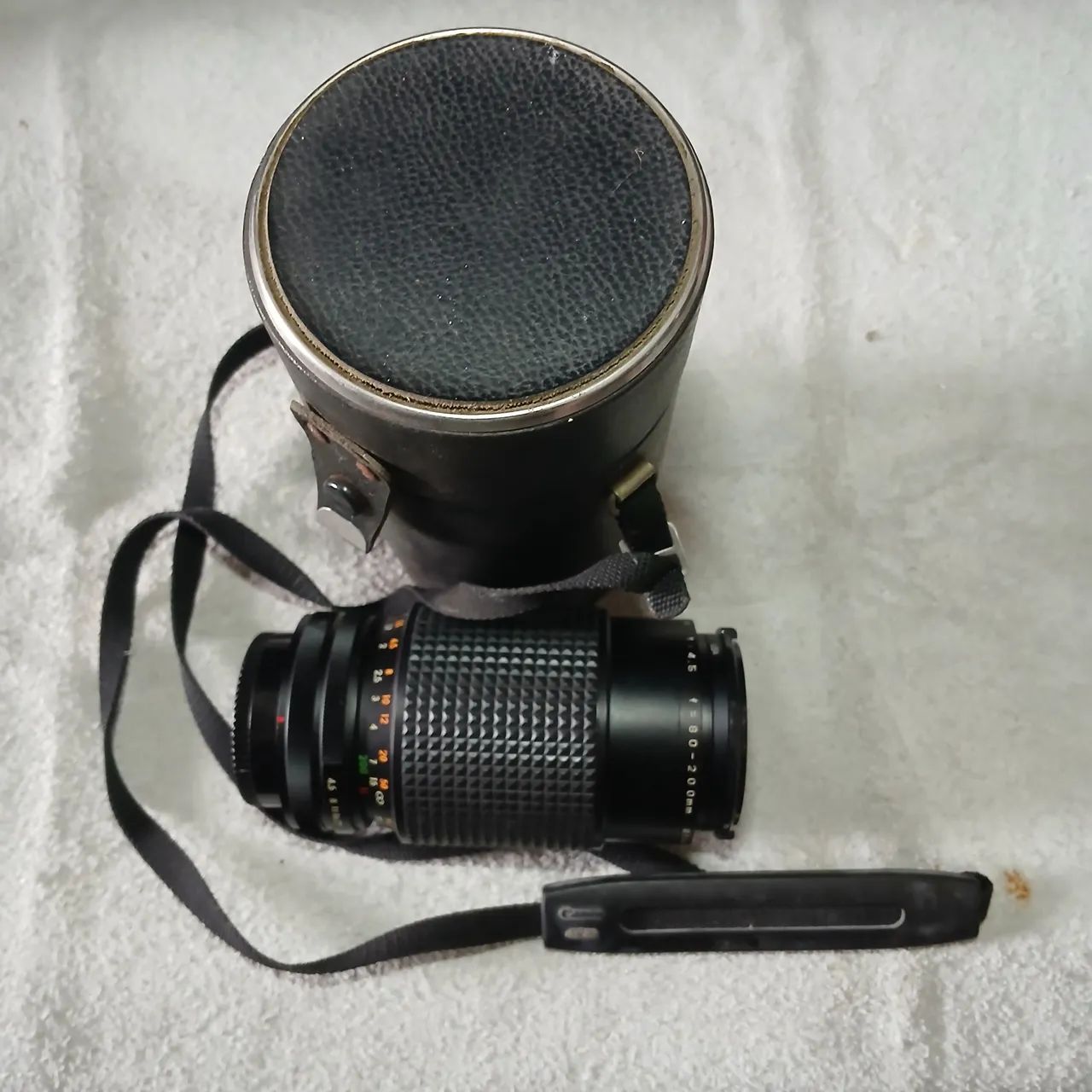 Teleobjetiva zoom 200mm com case - Foto 2