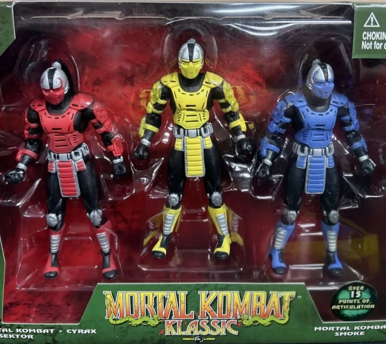 Mortal Kombat Klassic Sektor Cyrax & Smoke 10cm Jazwares - Hobbies